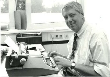 Jason Dark an seinem ehemaligen Arbeitsplatz